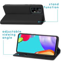 imoshion Slim Folio Klapphülle Samsung Galaxy A52(s) (5G/4G) - Schwarz