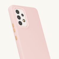 Selencia Rivièra Backcover mit MagSafe mit abnehmbaren Haken Samsung Galaxy A53 - Sorbet Pink