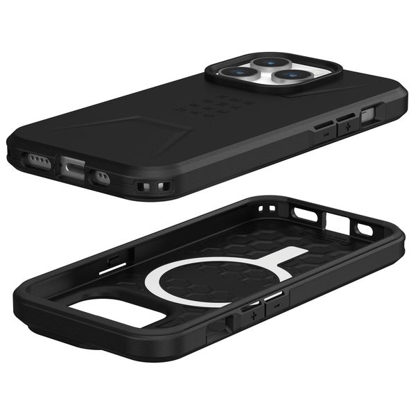 UAG Civilian Backcover MagSafe Apple iPhone 15 Pro - Schwarz