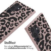 imoshion SilikonHülle design mit Band Samsung Galaxy S24 Ultra - Animal Pink