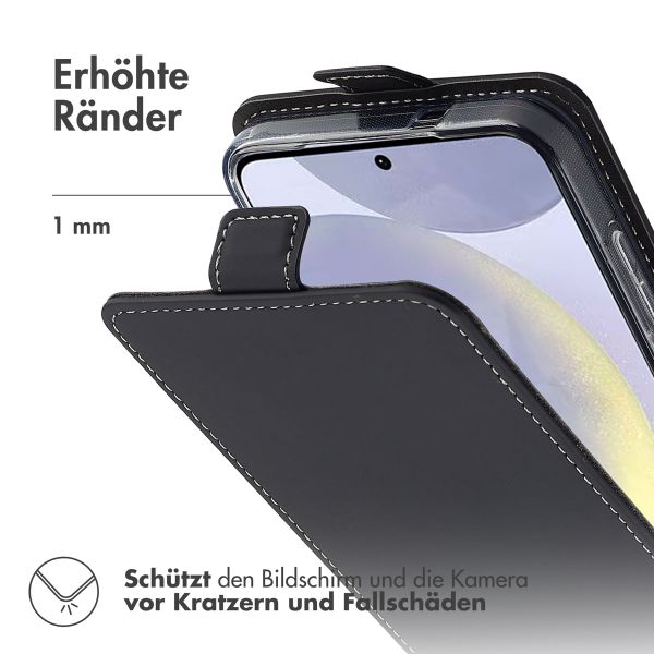 Accezz Flip Case Samsung Galaxy S25 Plus - Schwarz