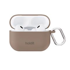 Holdit Solid Silicone Case Apple AirPods Pro / Pro 2 - Mocha Brown