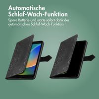 imoshion Mandala Klapphülle Apple iPad 9 (2021) 10.2 Zoll / iPad 8 (2020) 10.2 Zoll / iPad 7 (2019) 10.2 Zoll - Schwarz