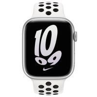 Apple Nike Sport Band für das Apple Watch Series 1-10 / SE / Ultra (2) - 42/44/45/46/49 mm - White / Black