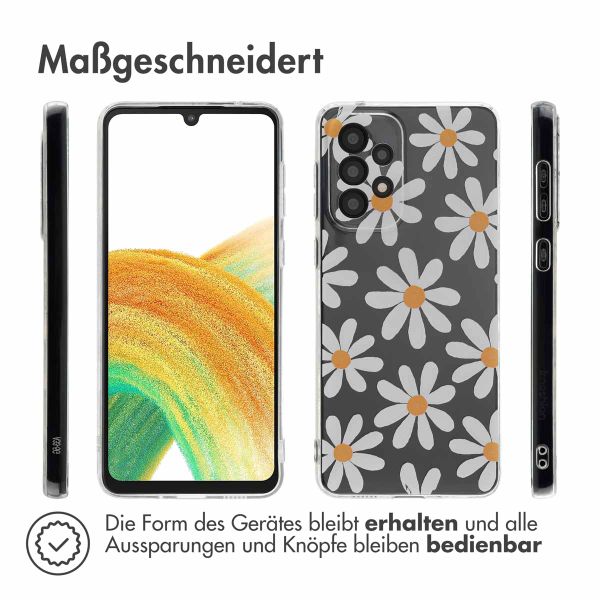 imoshion Design Hülle Samsung Galaxy A33 - Daisy Flower