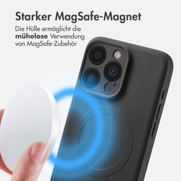 imoshion Color Back Cover mit MagSafe Apple iPhone 15 Pro Max - Schwarz