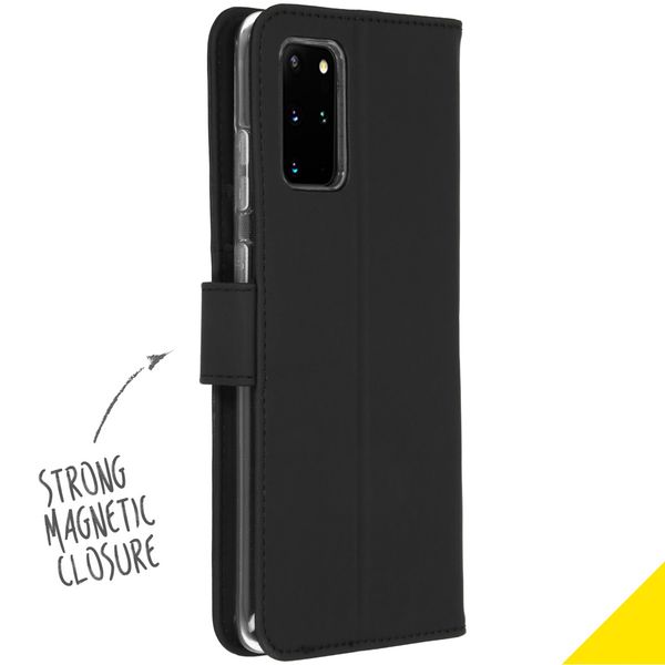 Accezz Wallet TPU Klapphülle Samsung Galaxy S20 Plus - Schwarz