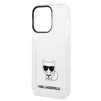 Karl Lagerfeld Hardcase Backcover Choupette für das iPhone 14 Pro Max - Transparent