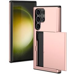 imoshion Backcover mit Kartenfach Samsung Galaxy S24 Ultra - Rosé gold