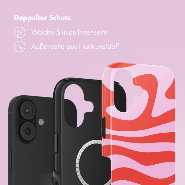 Selencia Vivid Rückabdeckung mit MagSafe Apple iPhone 17 - Dream Swirl Pink