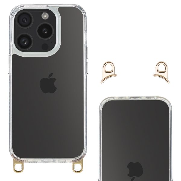 Selencia Backcover mit abnehmbaren Haken Apple iPhone 15 Pro - Transparent