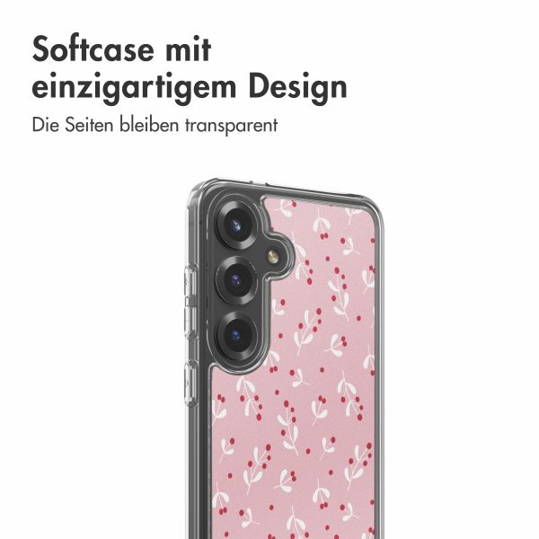 imoshion Design Hülle Samsung Galaxy S25 - Berries Blush
