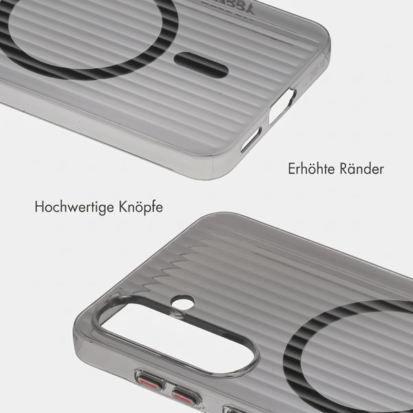 Accezz Lite Backcover mit MagSafe | Fluted | Samsung Galaxy S26 - Schwarz