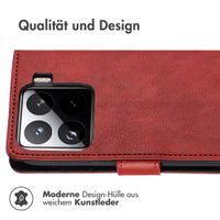 imoshion Luxuriöse Klapphülle Xiaomi 15 - Rot