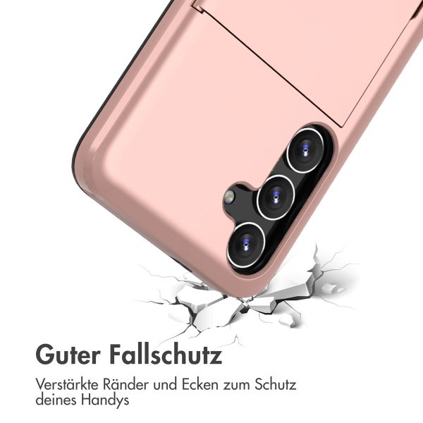 imoshion Backcover mit Kartenfach für das Samsung Galaxy S24 Plus - Rose Gold