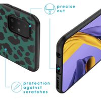 imoshion Design Hülle Samsung Galaxy A51 - Leopard - Grün / Schwarz