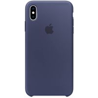 Apple Silikoncase Dunkelblau für das Apple iPhone Xs Max