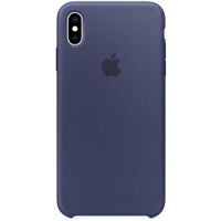 Apple Silikoncase Dunkelblau für das iPhone Xs Max