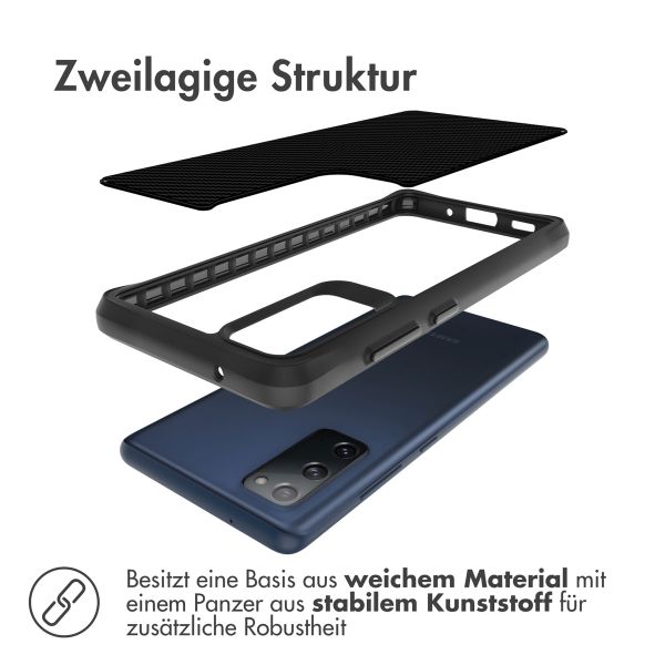 imoshion Rugged Hybrid Carbon Case Samsung Galaxy S20 - Schwarz