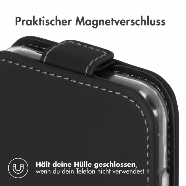 Accezz Flip Case Samsung Galaxy S25 FE - Schwarz
