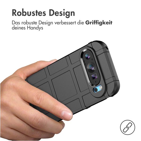 imoshion Rugged Shield Backcover für das Google Pixel 9 / 9 Pro - Schwarz