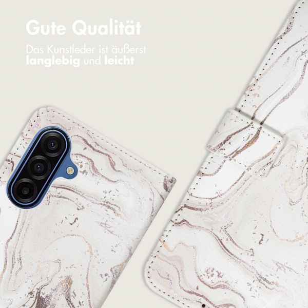 imoshion Design Klapphülle Samsung Galaxy A17 - Sandy Marble