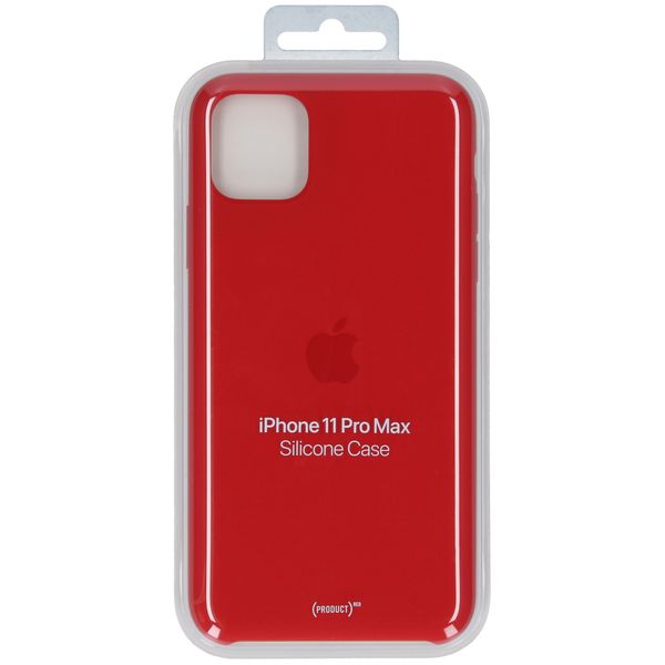 Apple Silikon-Case Rot für das Apple iPhone 11 Pro Max