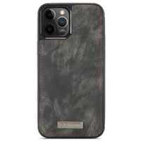 CaseMe Luxuriöse 2-in-1-Portemonnaie-Klapphülle Leder iPhone 12 (Pro)