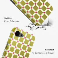 Selencia Vivid Rückabdeckung mit MagSafe Apple iPhone 17e / 16e - Check This Olive