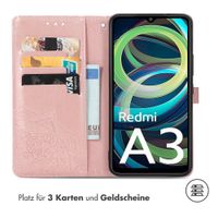 imoshion Mandala Klapphülle für das Xiaomi Redmi A3 - Rose Gold