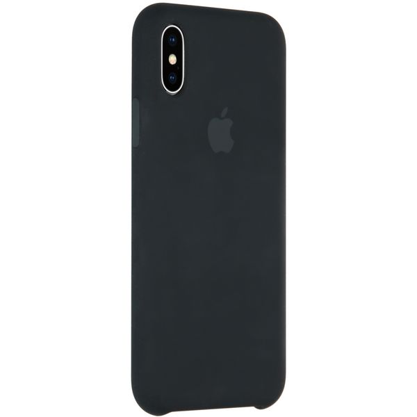 Apple Schwarzes Silikon Case iPhone X