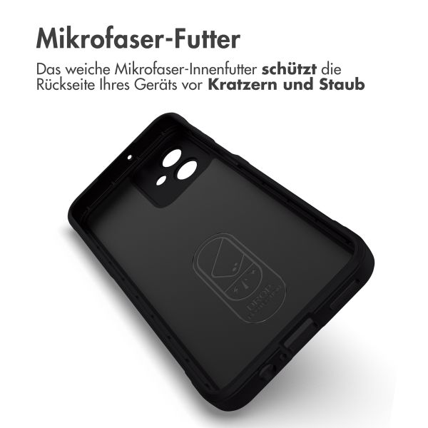 imoshion EasyGrip Back Cover für das Motorola Moto G54 - Schwarz