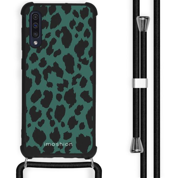 imoshion Design Hülle mit Band für das Samsung Galaxy A50 - Panther Illustration