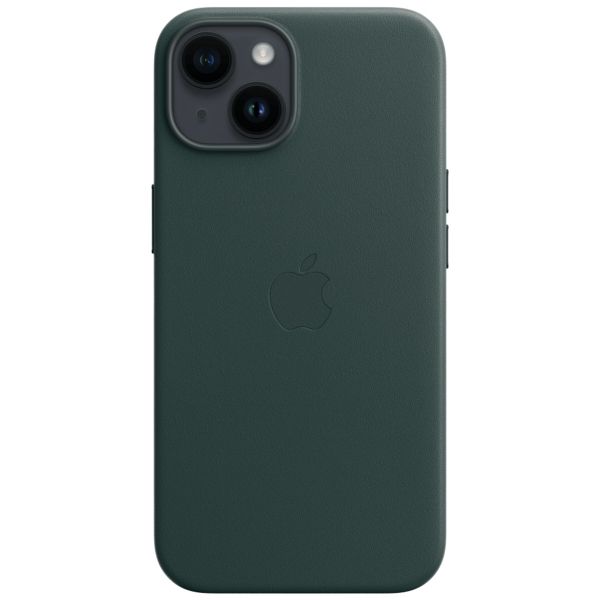 Apple Leder-Case MagSafe für das iPhone 14 - Forest Green