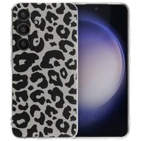 imoshion Design Hülle Samsung Galaxy S24 - Leopard Transparent