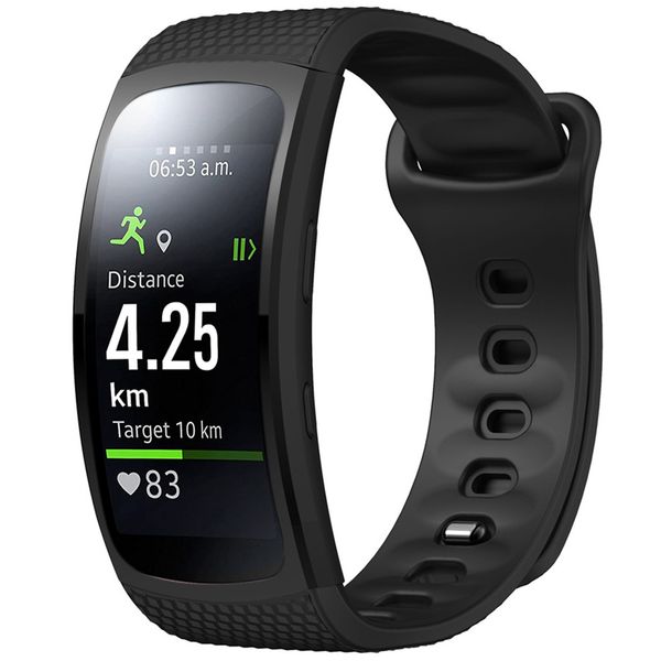 imoshion Silikonband für das Samsung Gear Fit 2 / 2 Pro - Schwarz