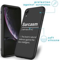 imoshion Design Hülle für das iPhone Xr - Quote - Schwarz