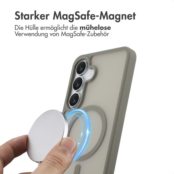 imoshion Color Guard Back Cover mit MagSafe Samsung Galaxy S25 FE - Grau