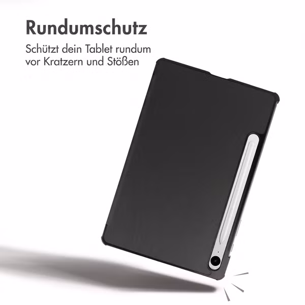 imoshion Trifold Klapphülle Samsung Galaxy Tab S10 FE Plus - Schwarz