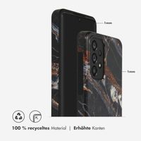 Selencia Aurora Fashion Back Case für das Samsung Galaxy A33 - ﻿Strapazierfähige Hülle - 100 % recycelt - Schwarzer Marmor