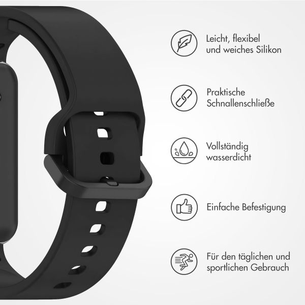 imoshion Silikonband für das Samsung Galaxy Fit 3 - Schwarz