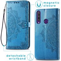 imoshion Mandala Klapphülle Huawei Y6p - Türkis