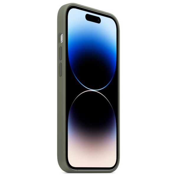 Apple Silikon-Case MagSafe für das Apple iPhone 14 Pro - Olive