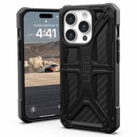 UAG Monarch Backcover für das Apple iPhone 15 Pro - Carbon Fiber
