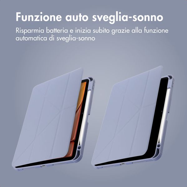 imoshion Origami Klapphülle Apple iPad 11 (2025) 11 Zoll A16 / iPad 10 (2022) 10.9 Zoll - Lavender