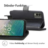 imoshion Luxuriöse Klapphülle Nokia C32 - Schwarz