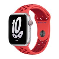 Apple Nike Sport Armband für  Apple Watch | 38/40/41/42 mm - Größe S/M - Bright Crimson / Gym Red