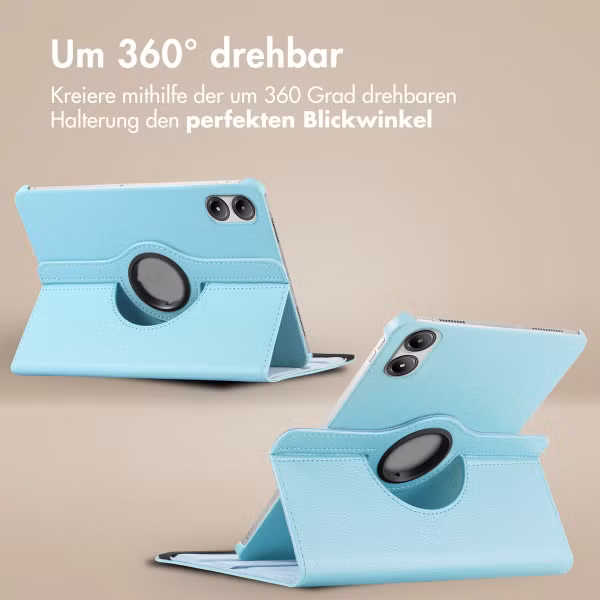 imoshion 360° drehbare Klapphülle für das Xiaomi Redmi Pad Pro / POCO Pad - Hellblau