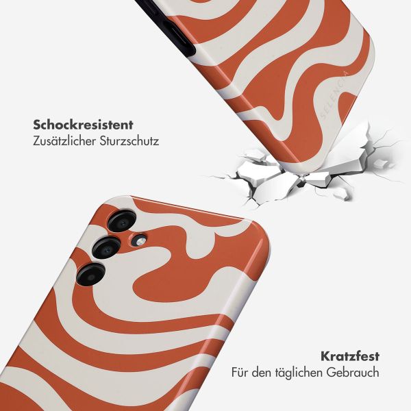 Selencia Vivid Back Cover Samsung Galaxy A15 (5G/4G) - Dream Swirl Orange