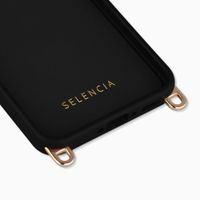 Selencia Rivièra Backcover mit MagSafe mit abnehmbaren Haken Samsung Galaxy A54 (5G) - Velvet Black